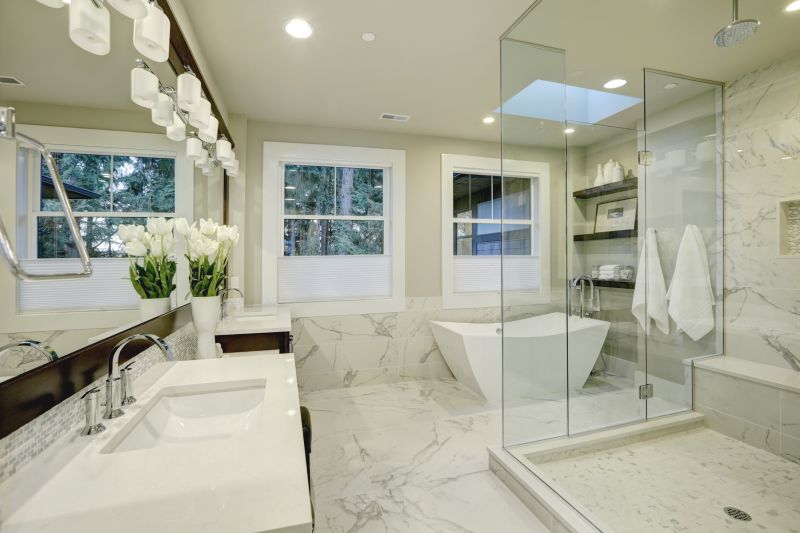 Luxury Bathroom with Dual Showers